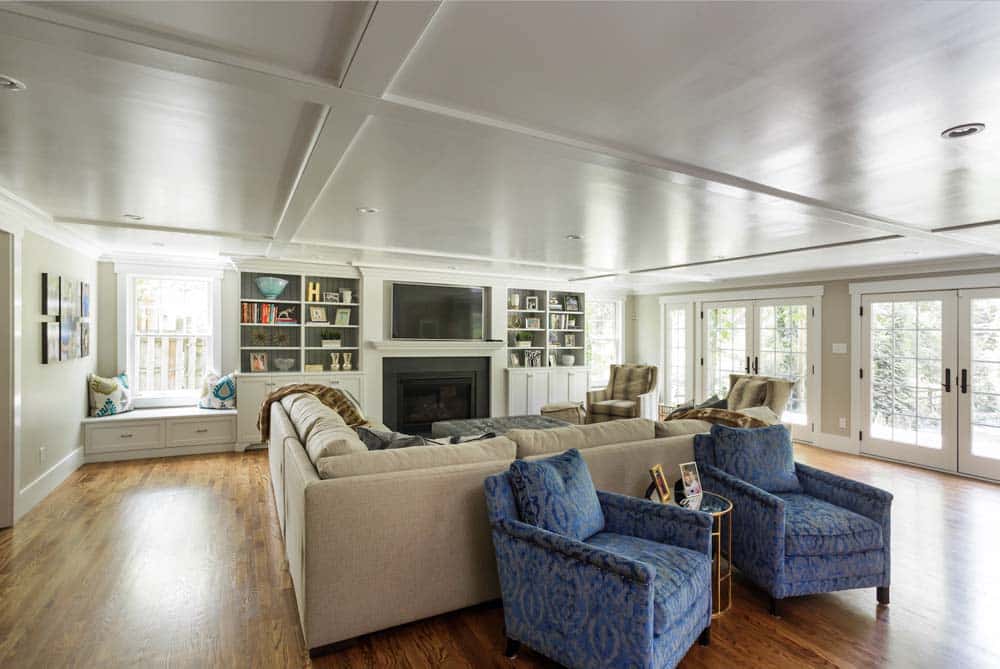 A Custom Designed Living Room In Springfield Pa